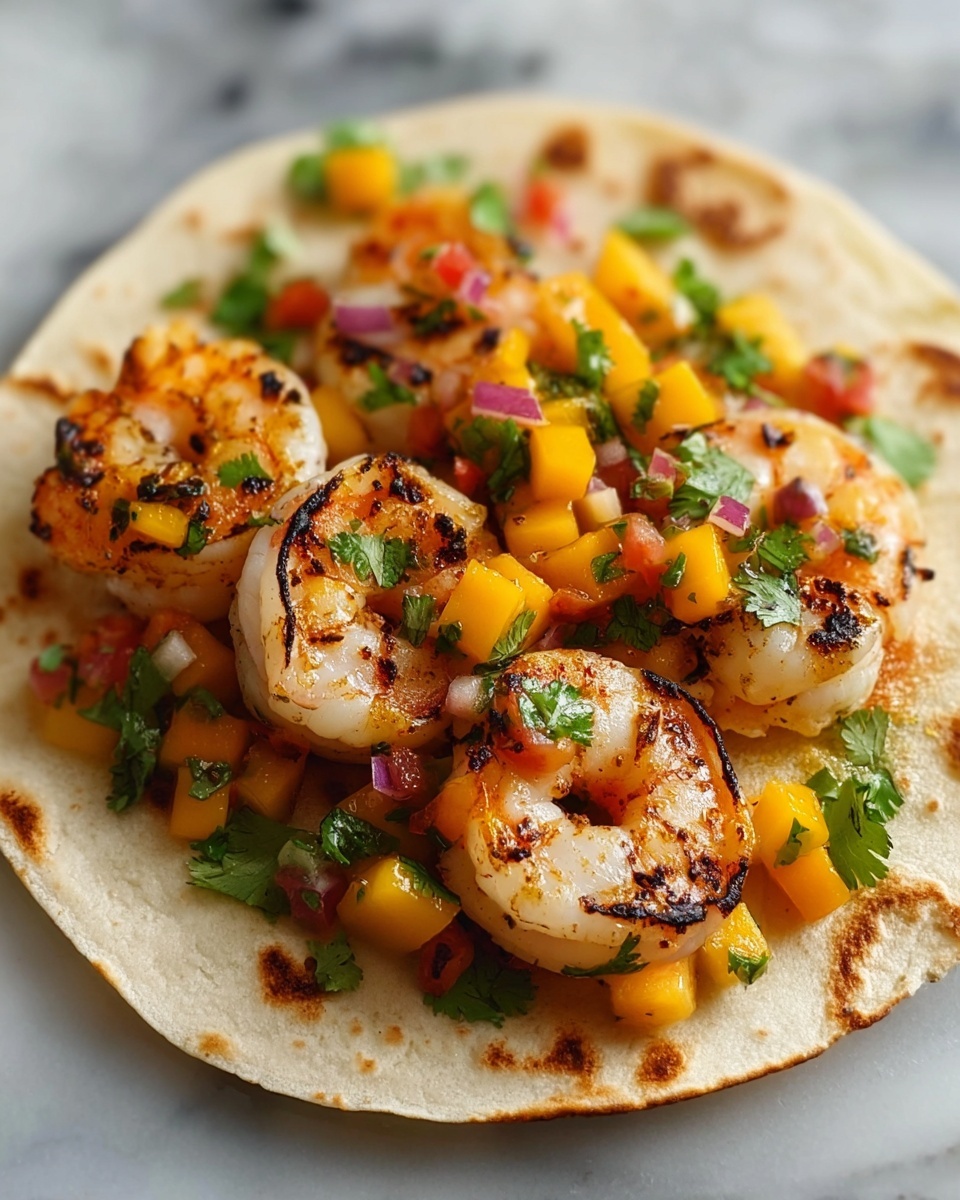 Spicy Shrimp Tacos with Mango Salsa Recipe - Recipe Image