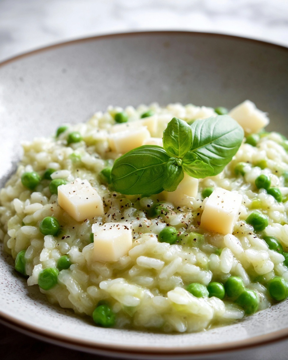 Fresh Pea Risotto Recipe - Recipe Image