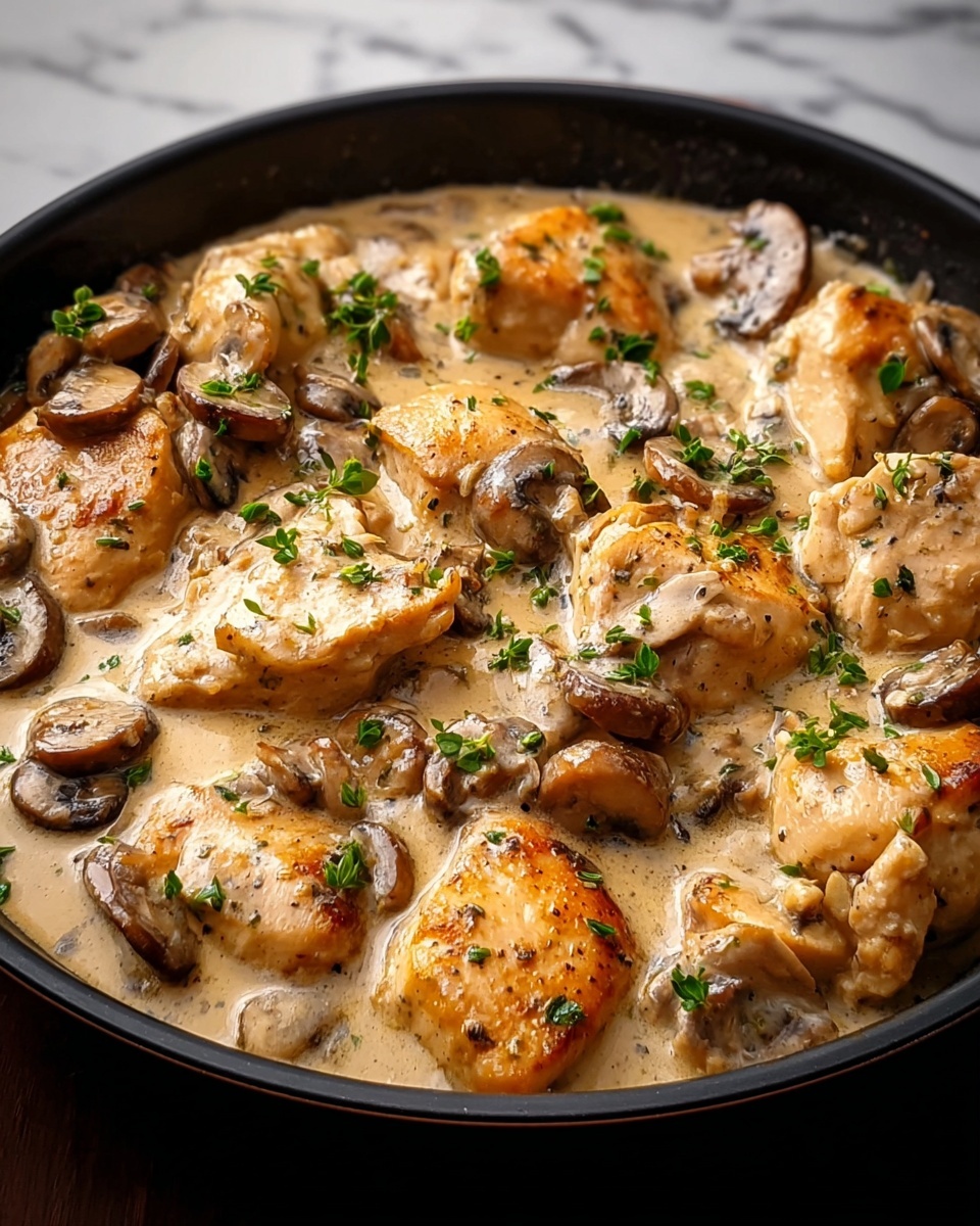 Epic Creamy Chicken & Mushroom Stroganoff Recipe - Recipe Image