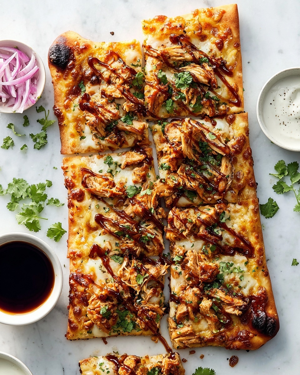Grilled BBQ Chicken Pizza Recipe - Recipe Image