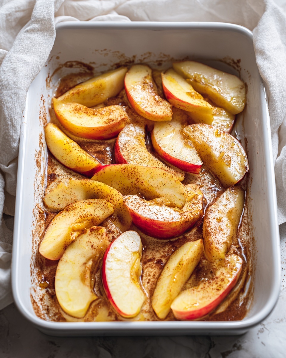 Baked Apple Slices with Cinnamon, Nutmeg, and Vanilla Recipe - Recipe Image