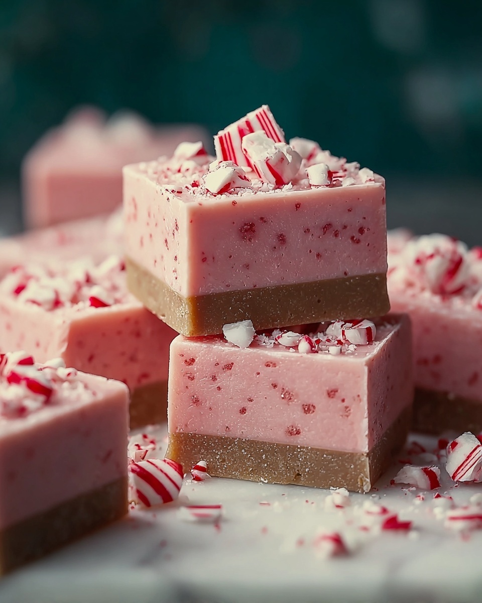 Candy Cane Fudge Recipe - Recipe Image