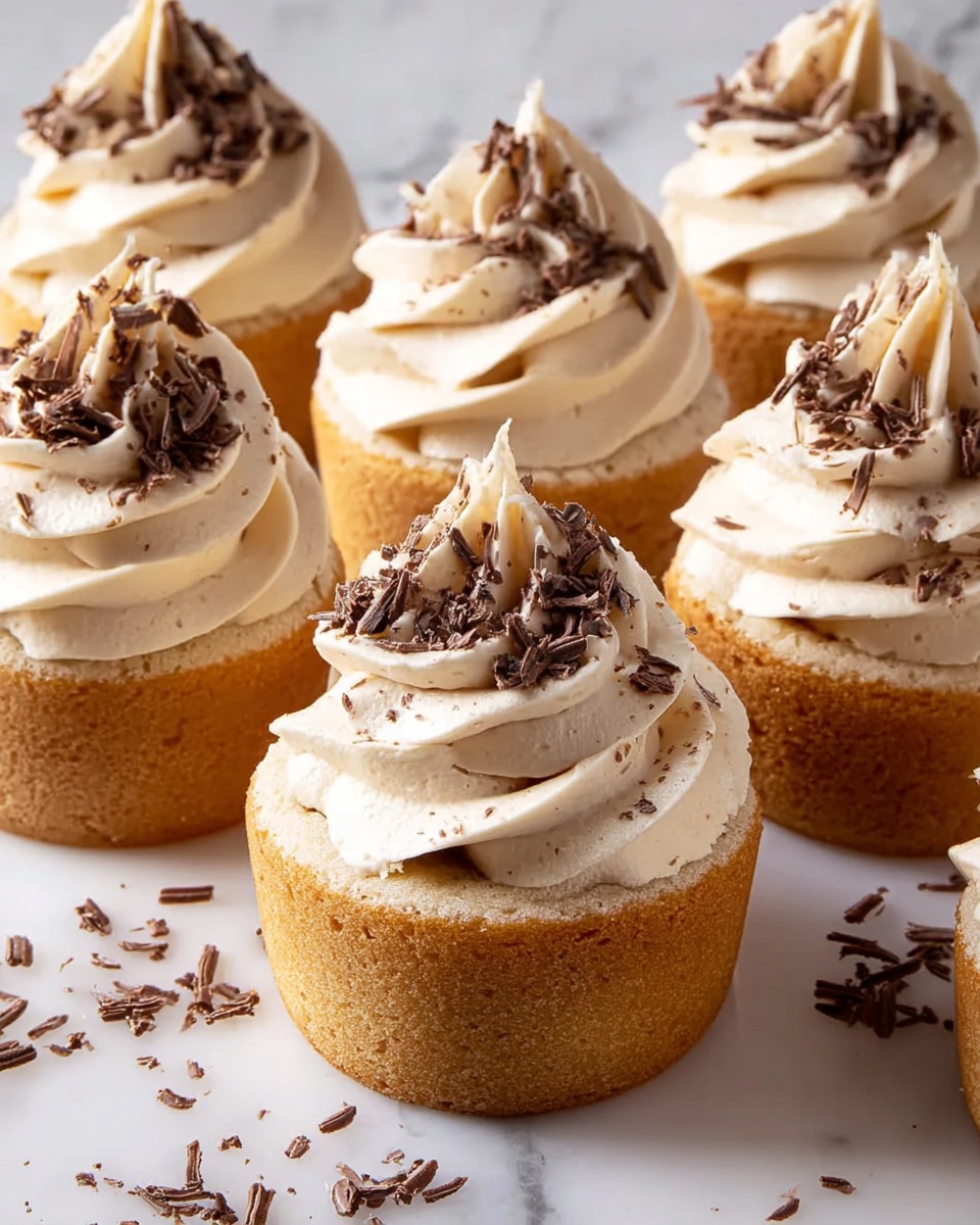 White Russian Cupcakes with Kahlúa and Espresso Frosting Recipe - Recipe Image