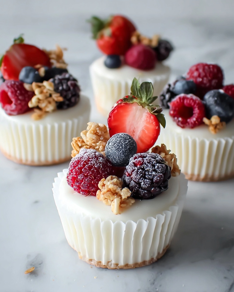 Frozen Yogurt Granola Cups Recipe - Recipe Image