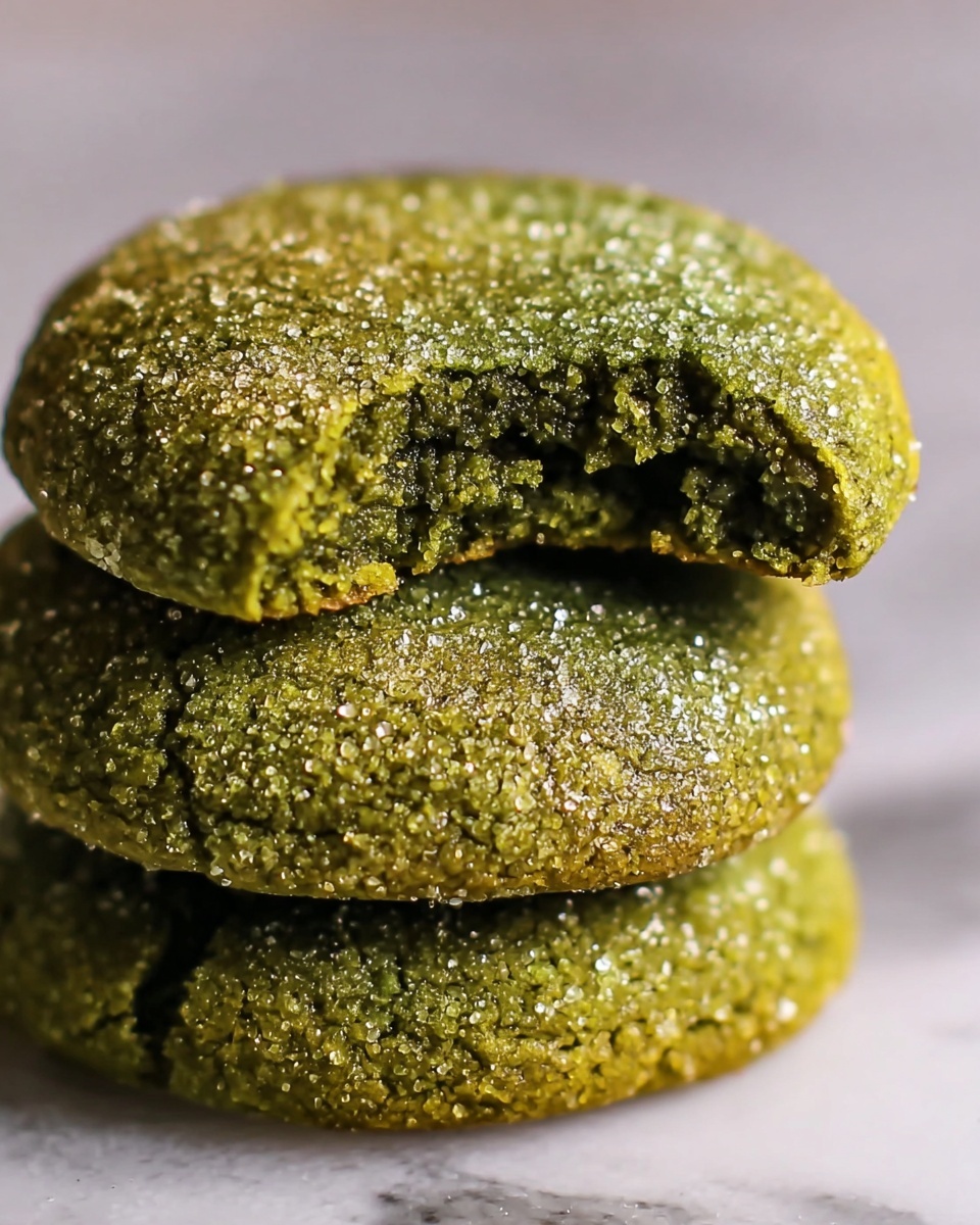 Matcha Sable Cookies Recipe - Recipe Image