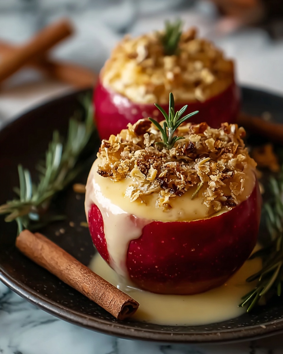 Cinnamon Oatmeal Stuffed Apples Recipe - Recipe Image