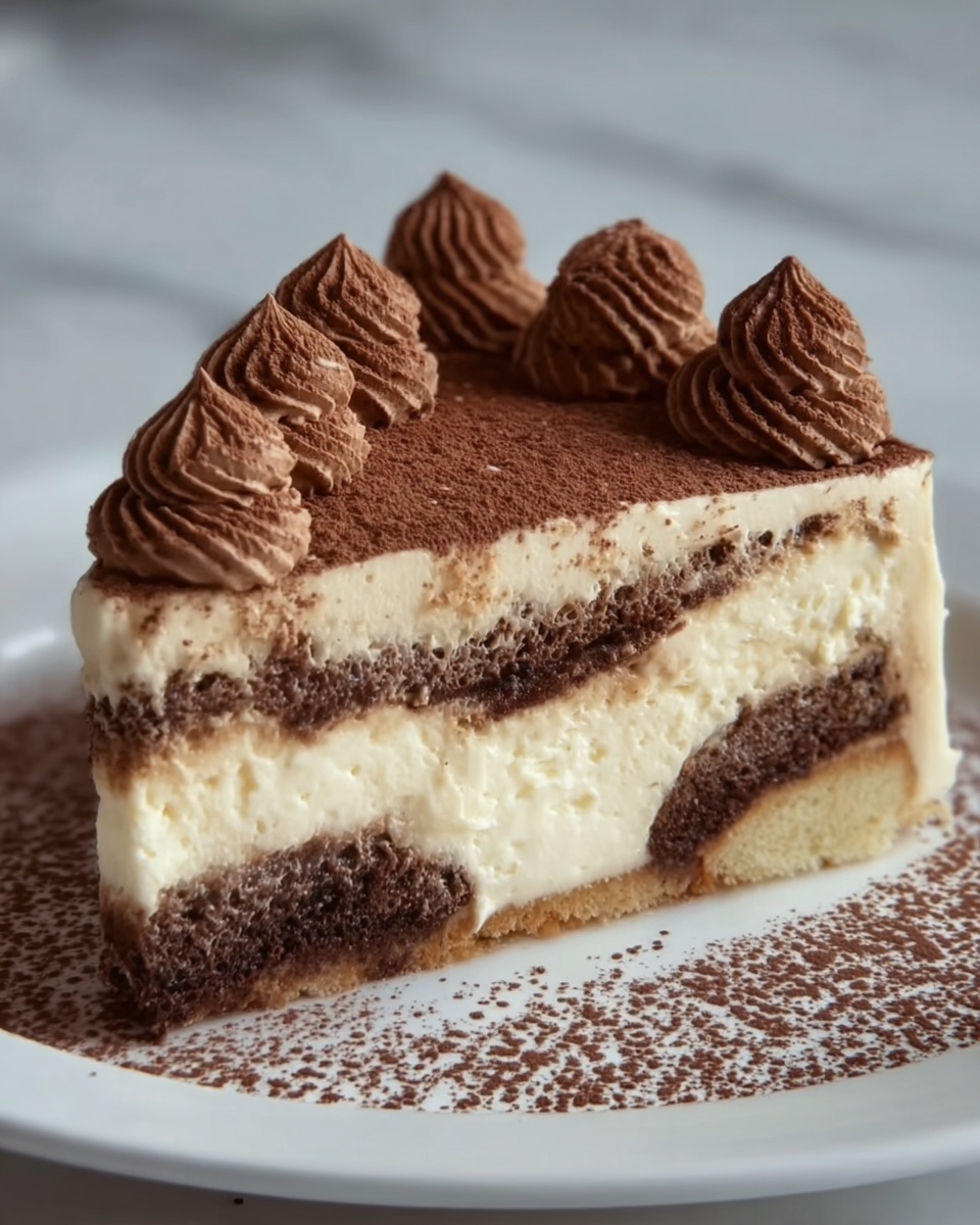Italian Tiramisu Cheesecake Recipe - Recipe Image