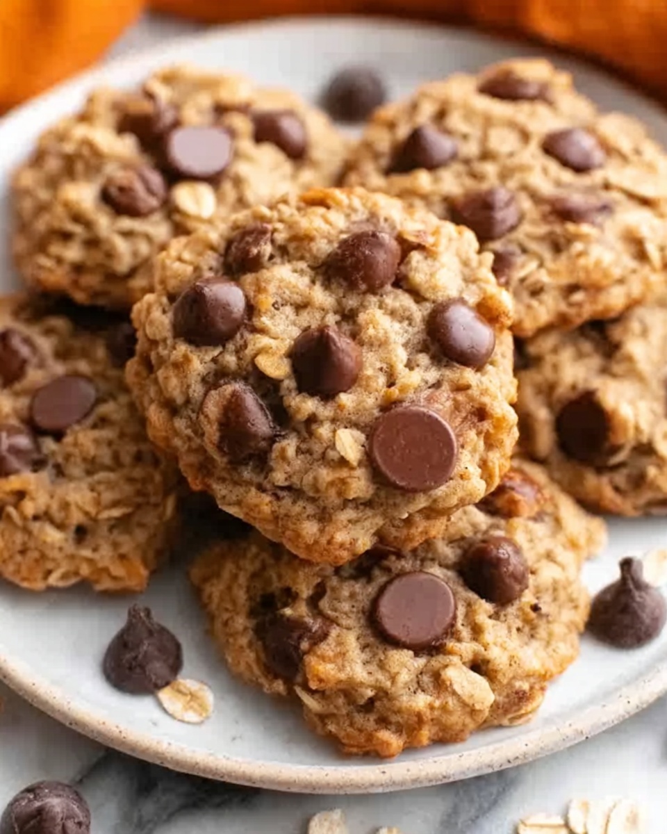 Pumpkin Oatmeal Chocolate Chip Cookies Recipe - Recipe Image
