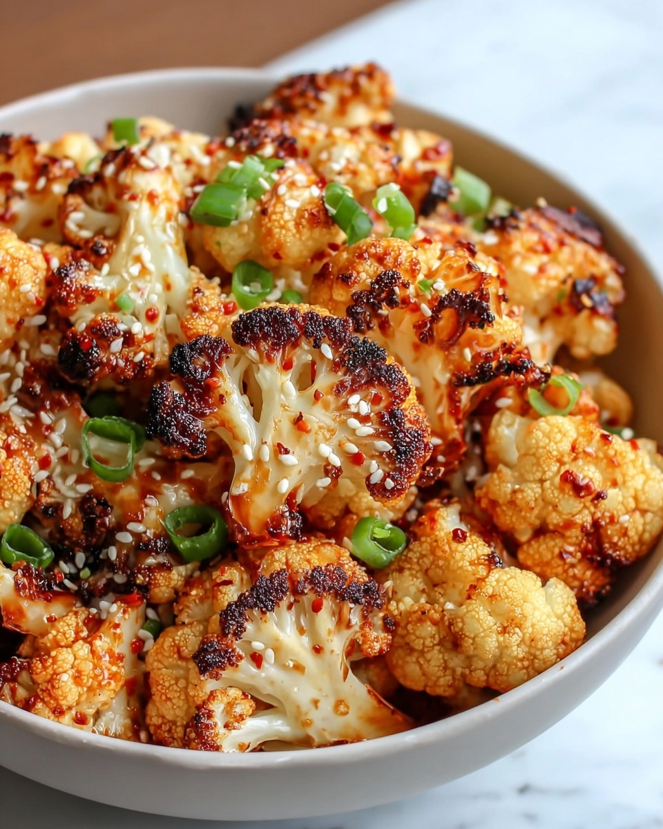 Sweet and Spicy Baked Cauliflower Recipe - Recipe Image