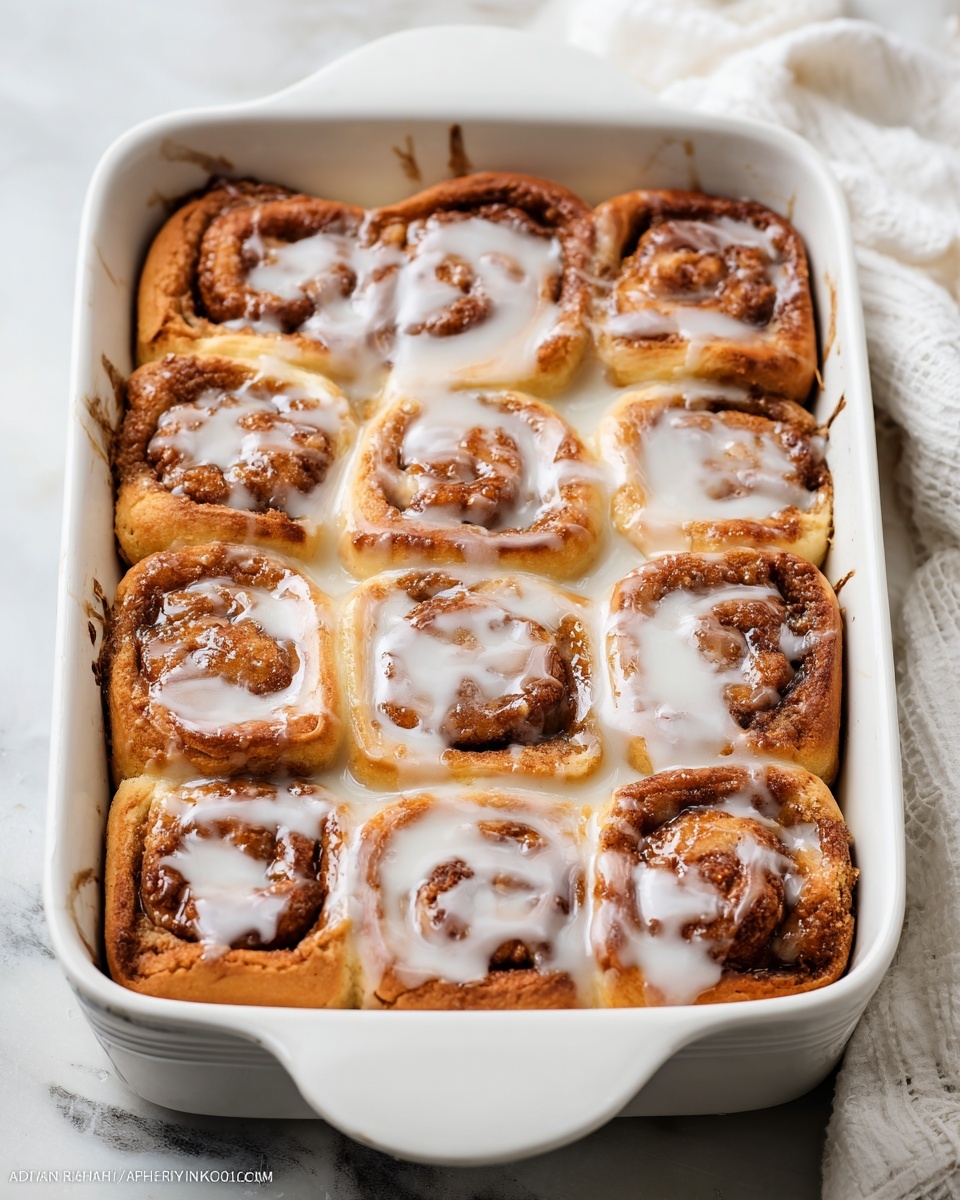 Easy Cinnamon Roll Casserole Recipe - Recipe Image