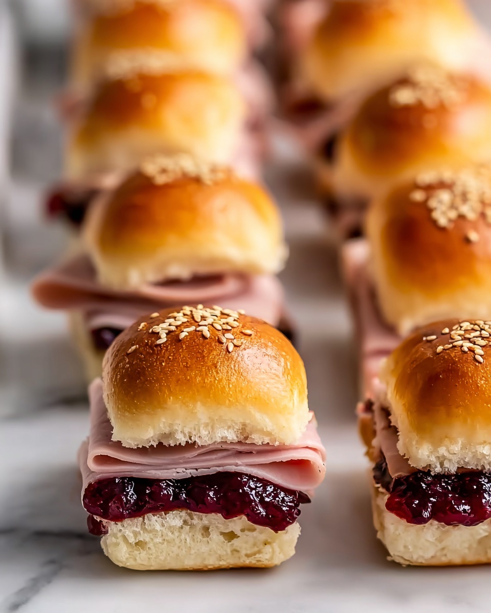 Turkey Cranberry Sliders Recipe - Recipe Image