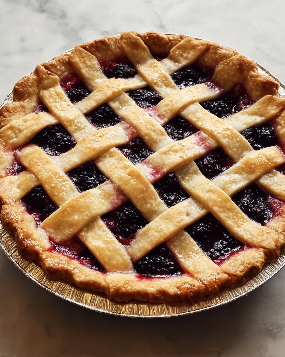 Lattice-Topped Berry Pie: A Sweet Symphony of Flavors Recipe - Recipe Image