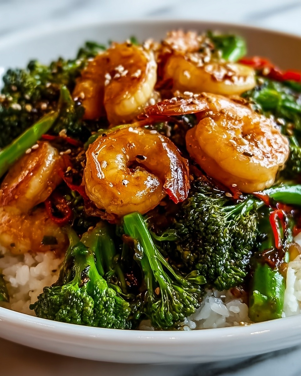 Broccoli Shrimp Stir Fry Recipe - Recipe Image