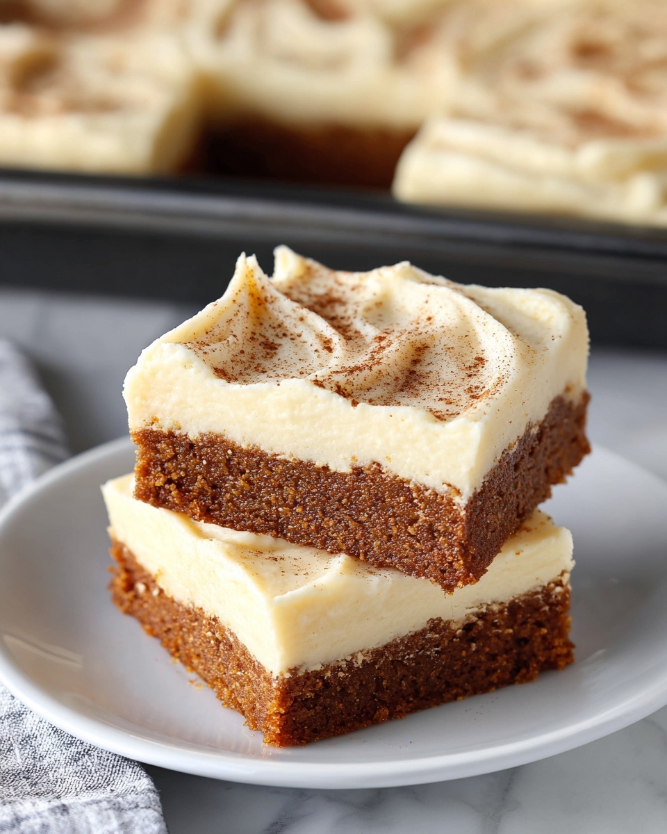 Gluten-Free Pumpkin Squares with Cream Cheese Frosting Recipe - Recipe Image