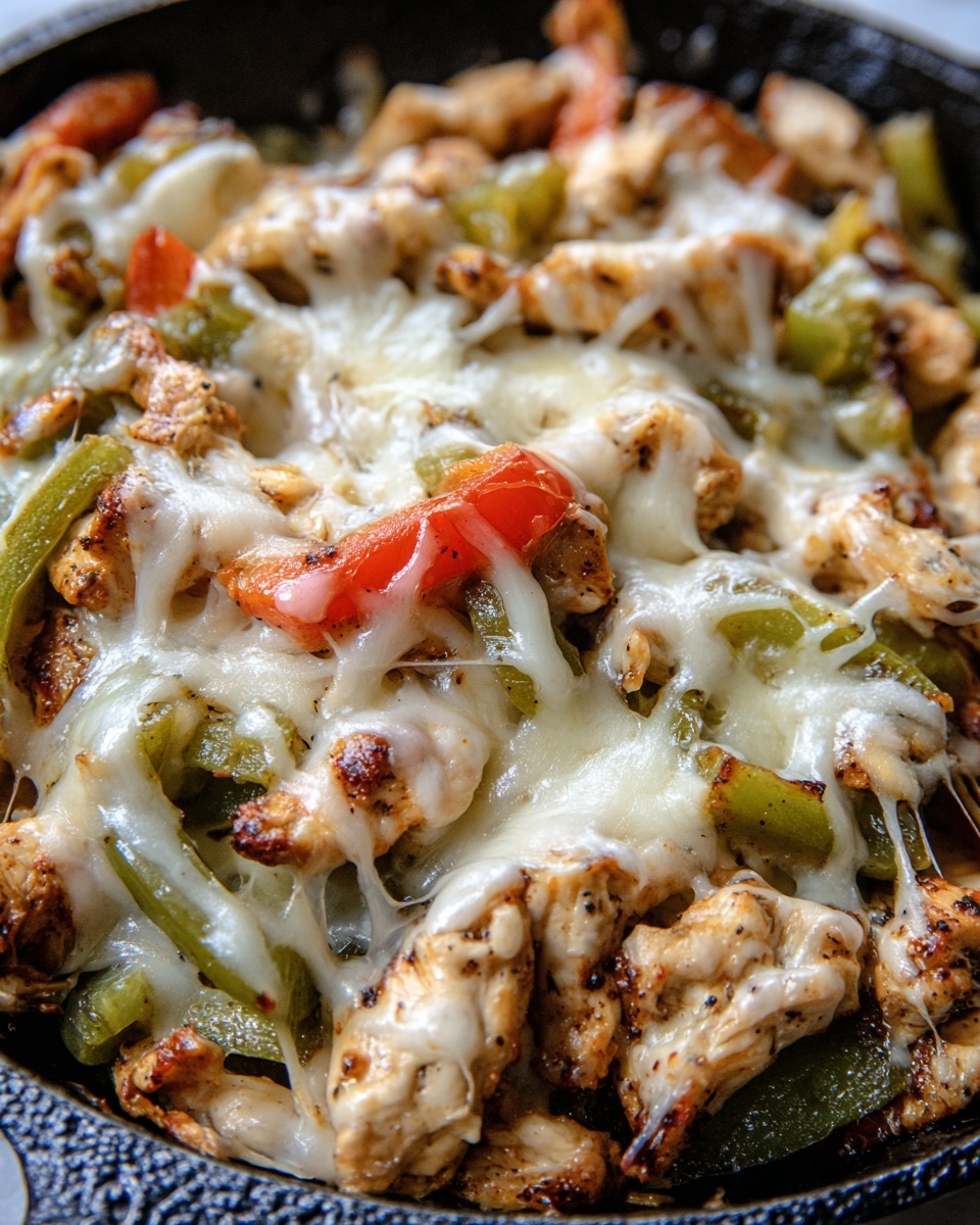 Chicken Cheesesteak Skillet Recipe - Recipe Image