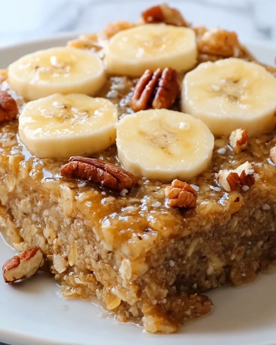 Banana Nut Baked Oatmeal Recipe - Recipe Image