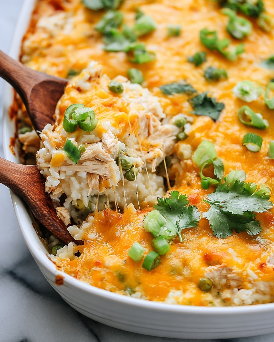 Green Chile Chicken and Rice Casserole Recipe - Recipe Image