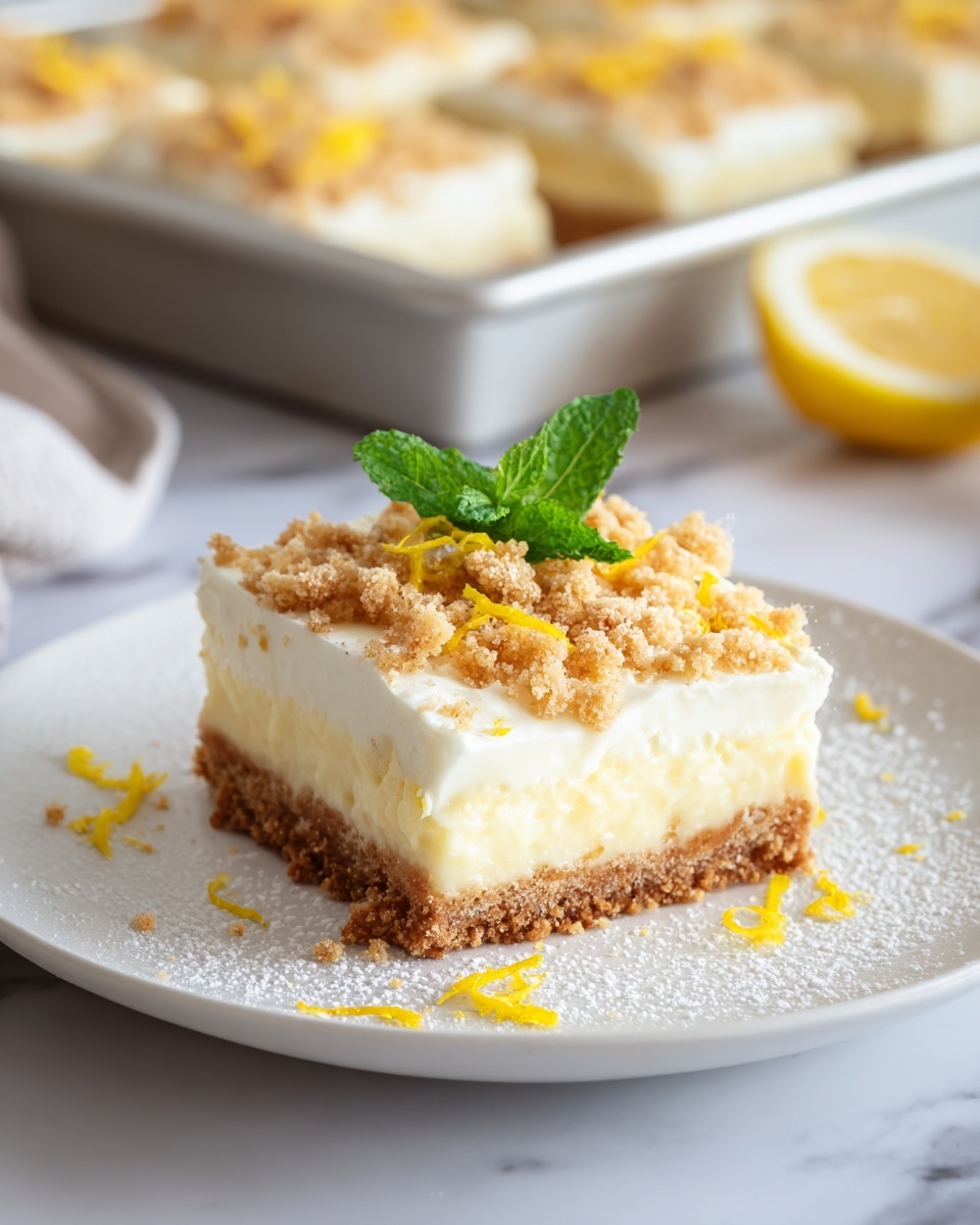 Lemon Cheesecake Bars Recipe - Recipe Image