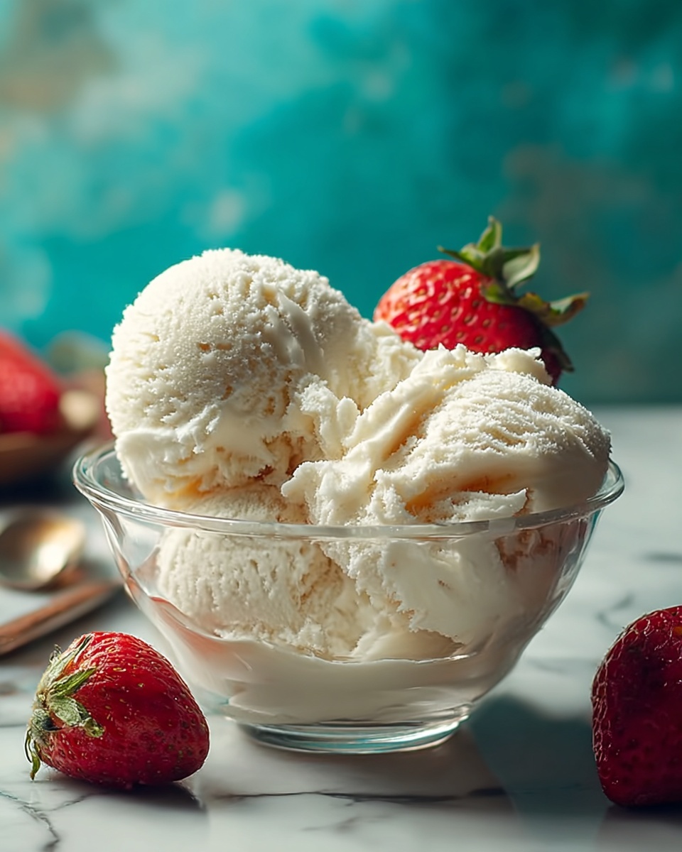Easy Homemade Vanilla Ice Cream Recipe - Recipe Image