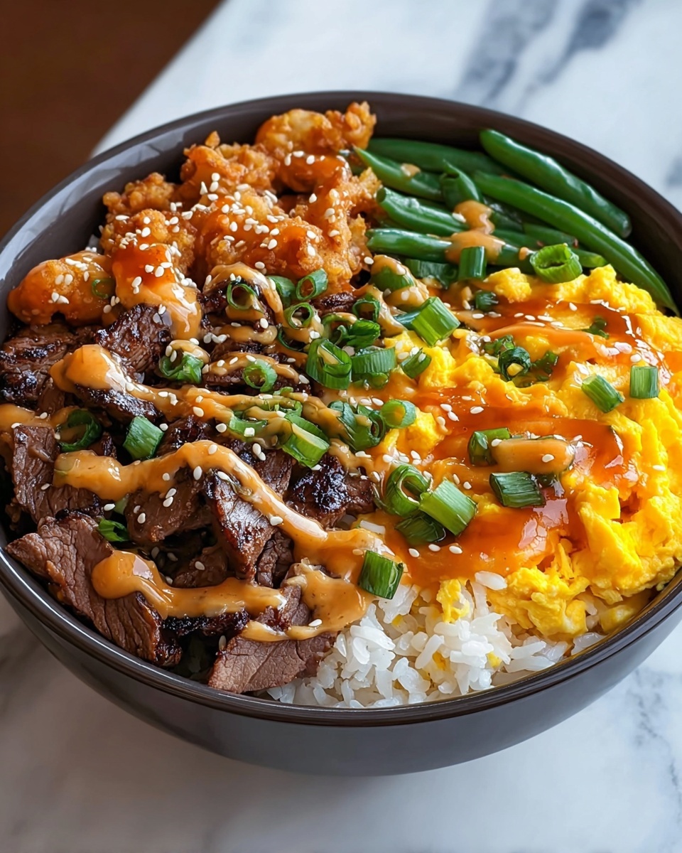 Korean Spicy Beef Bowls Recipe - Recipe Image