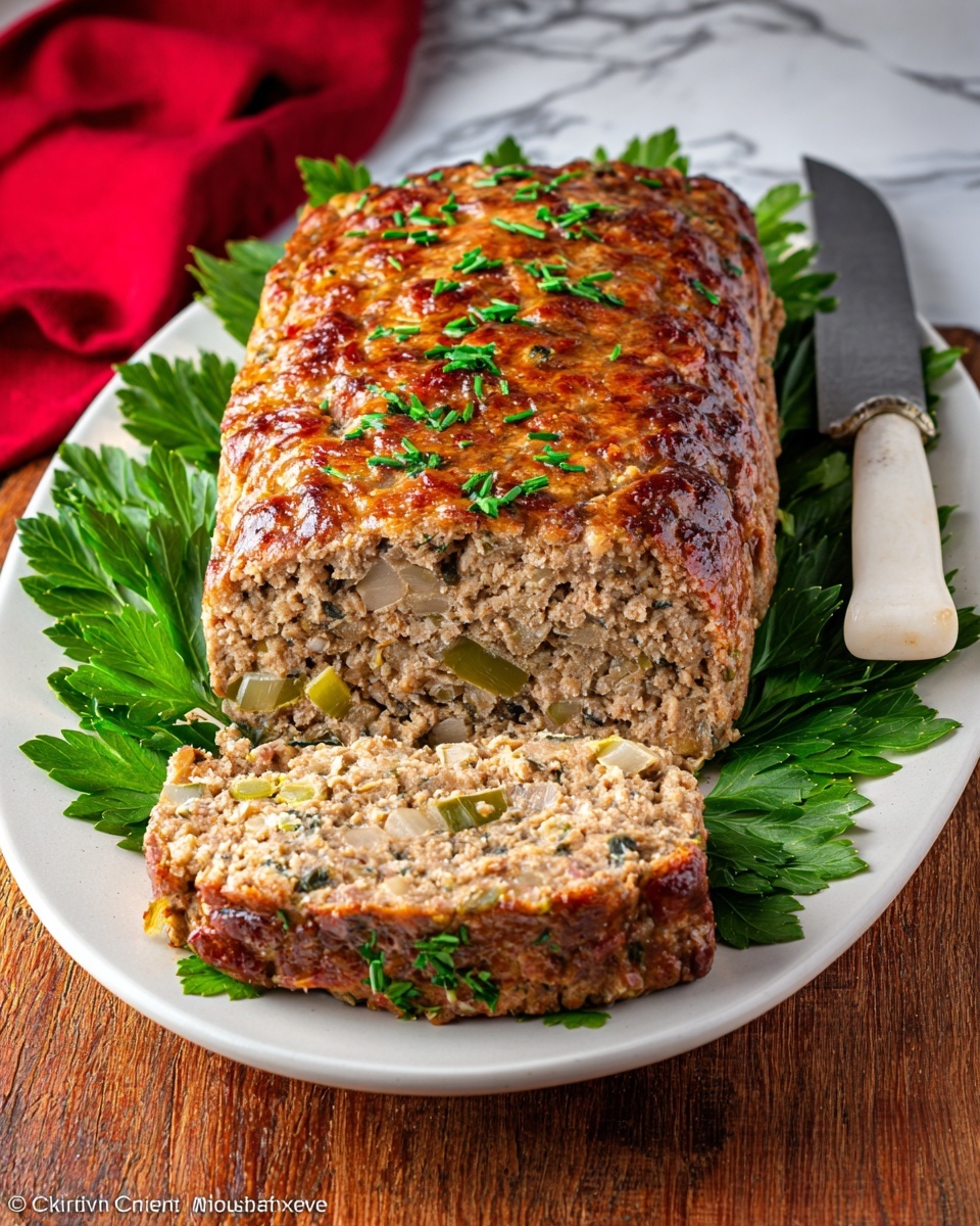 Turkey Stuffing Meatloaf Recipe - Recipe Image