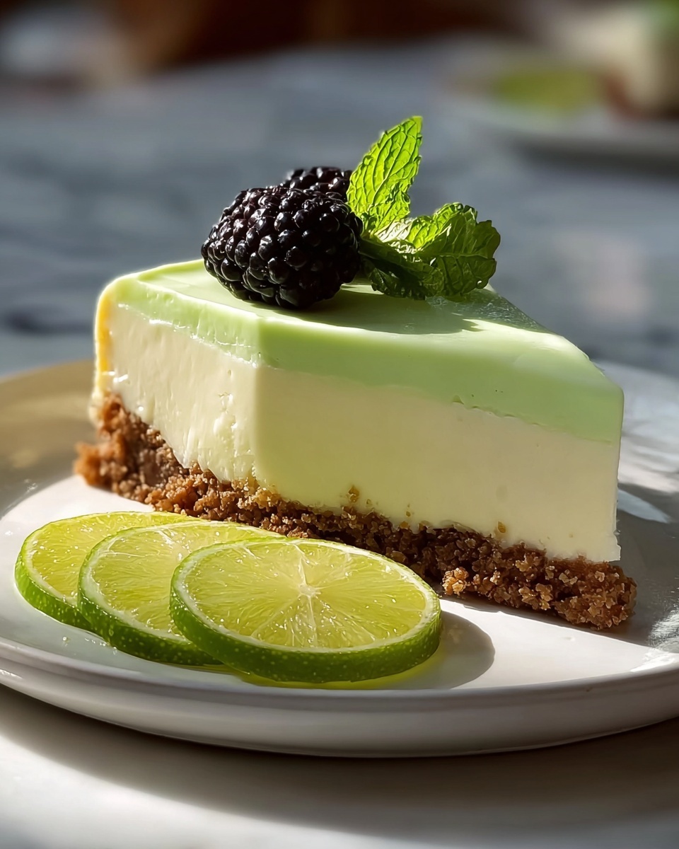 Refreshing Lime Mousse Cheesecake Recipe - Recipe Image