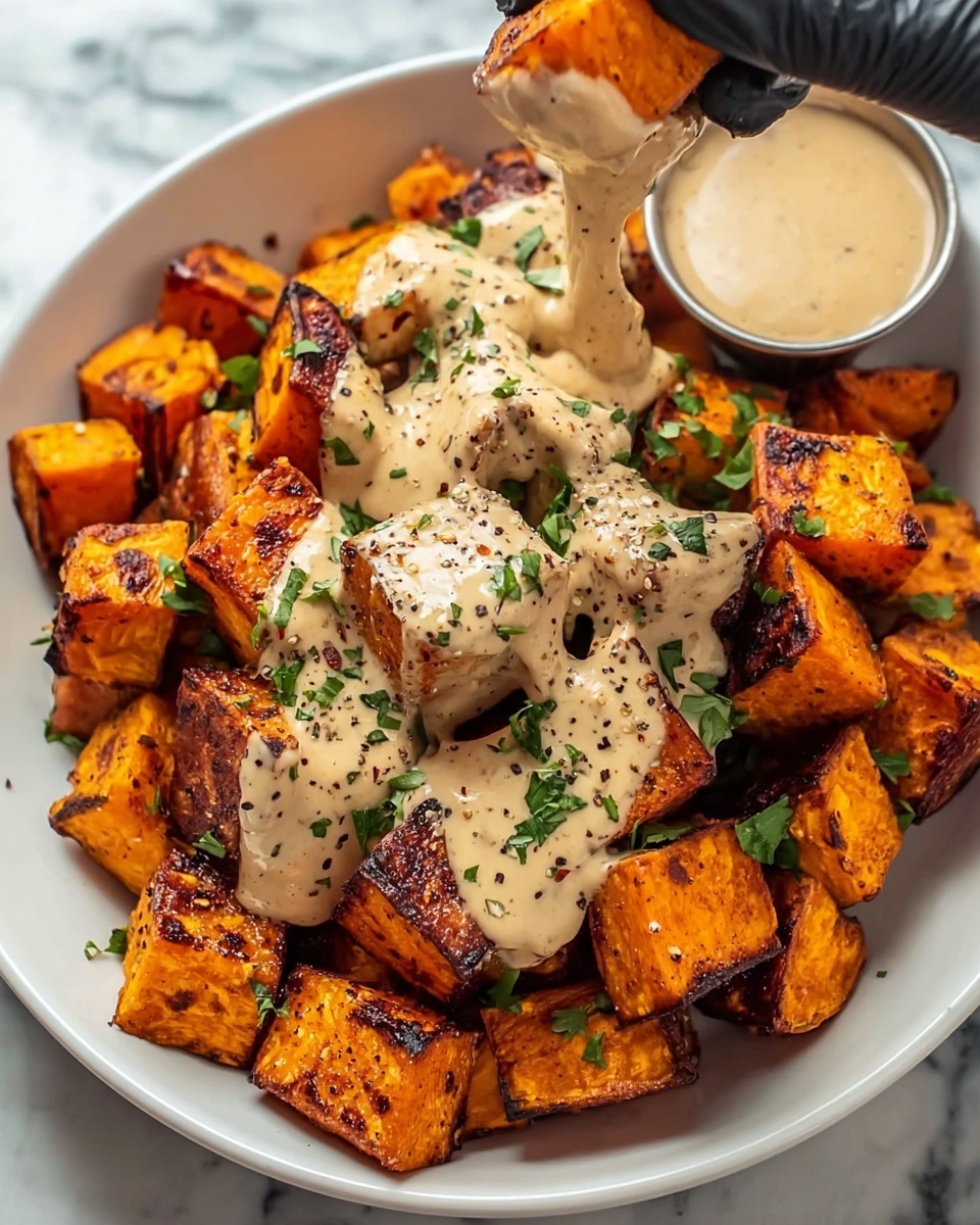 Smoky Roasted Sweet Potatoes with Chipotle Mayo Recipe - Recipe Image