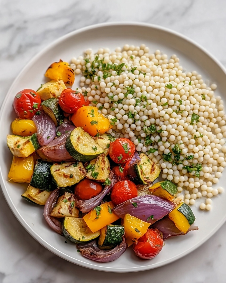 Mediterranean Halloumi Veggie Bake Recipe - Recipe Image