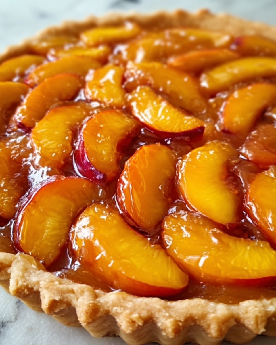 Fresh Peach Pie with Cinnamon and Vanilla Recipe - Recipe Image