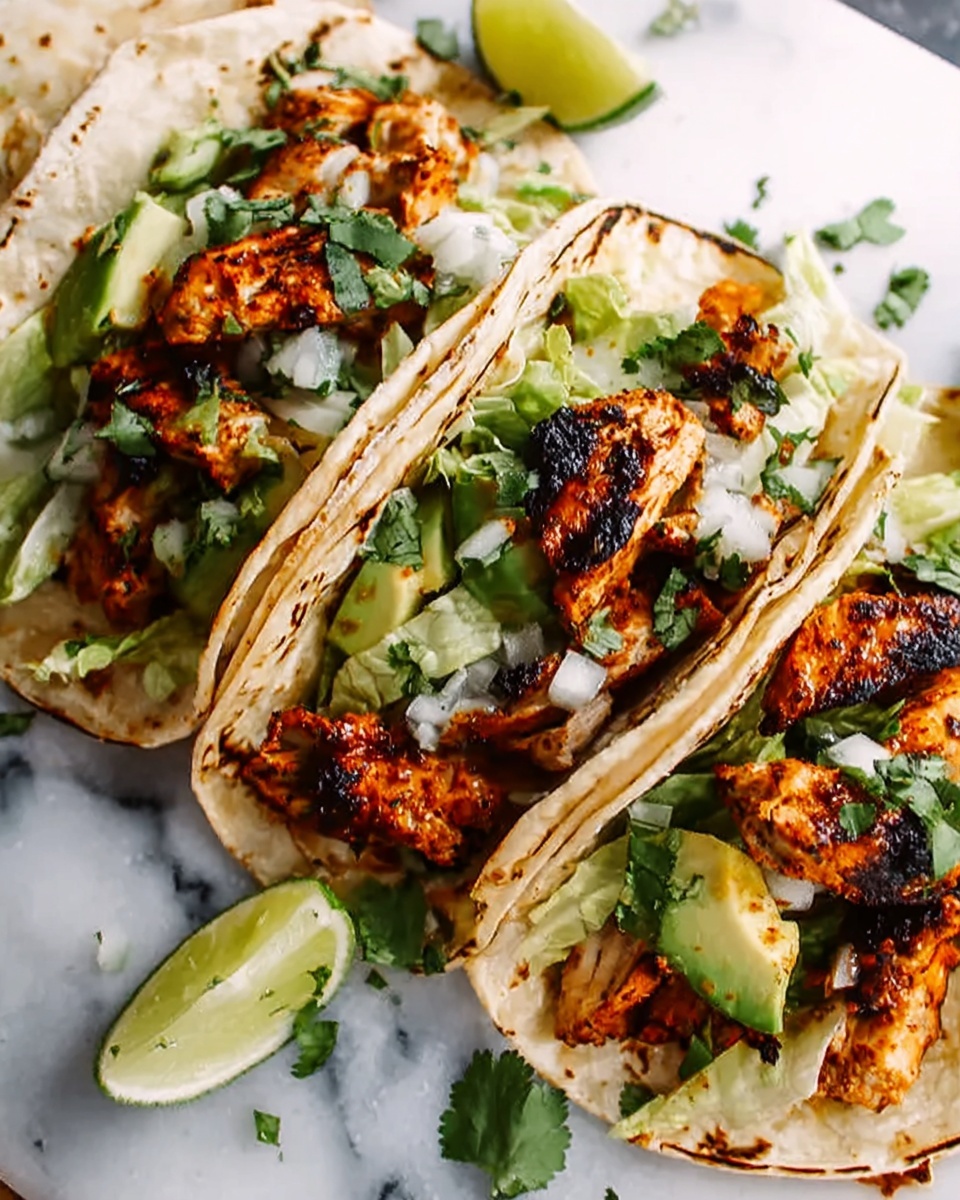 Authentic Mexican Chicken Street Tacos Recipe - Recipe Image