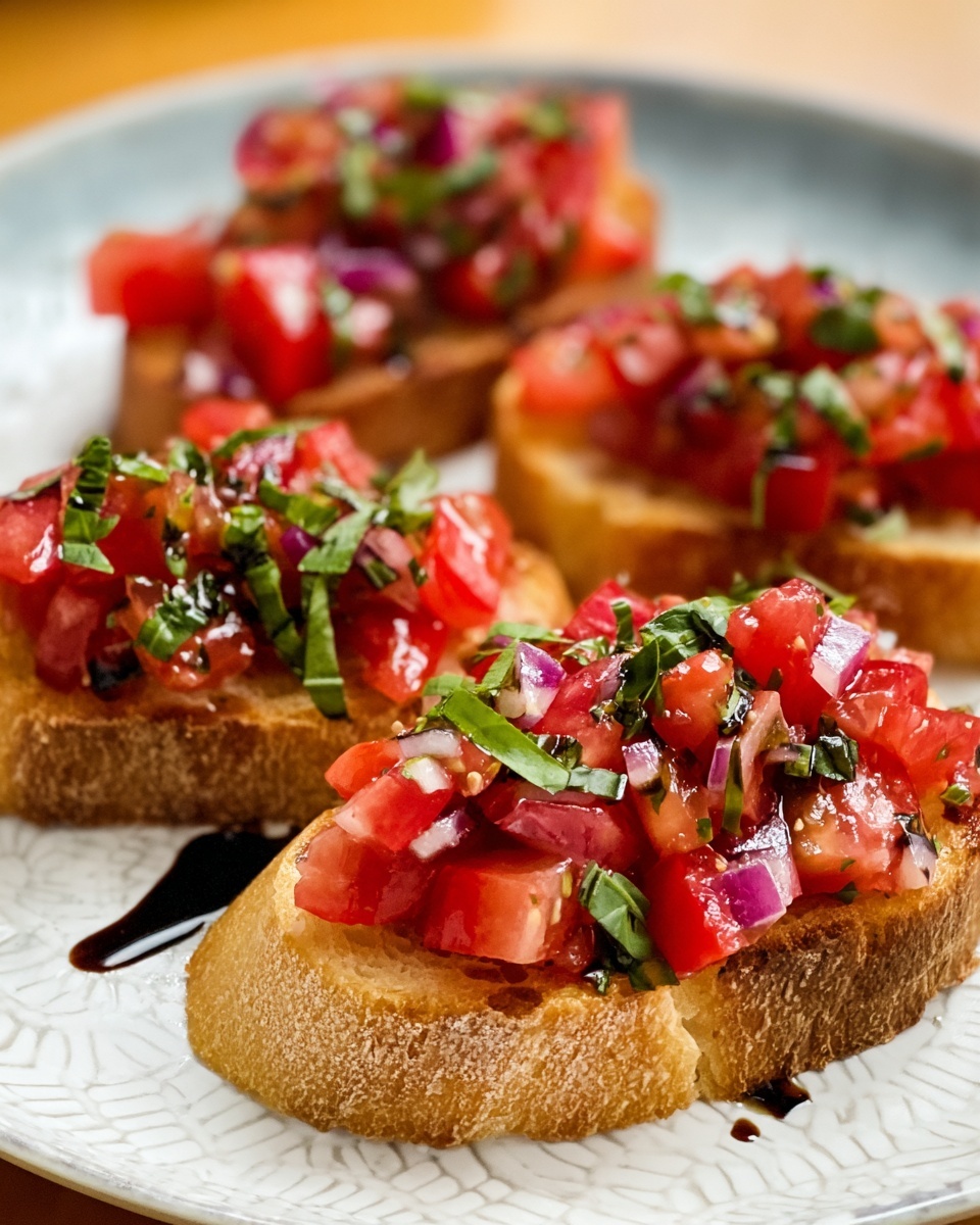 Tomato Basil Bruschetta Recipe - Recipe Image