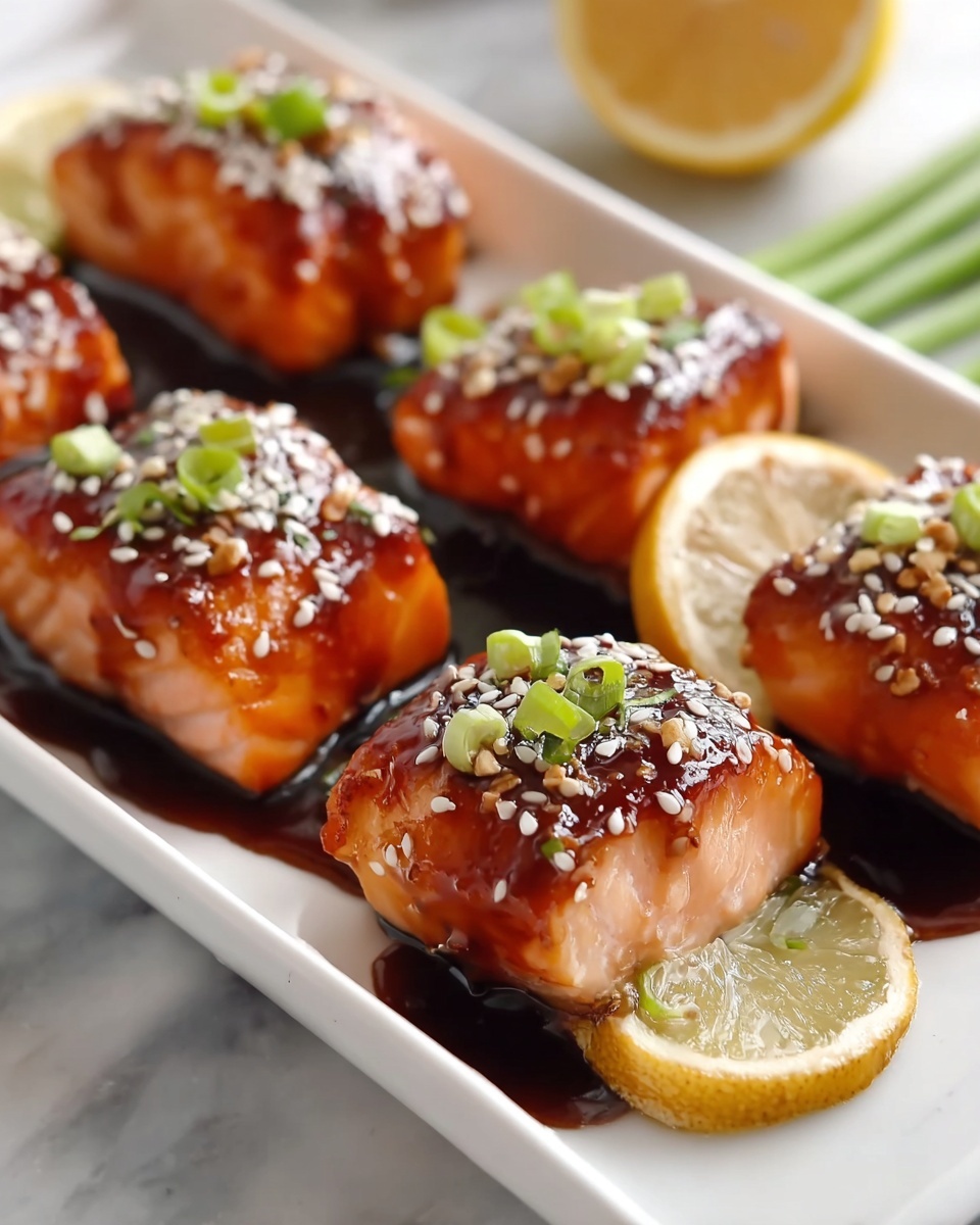 Honey Garlic Salmon Bites Recipe - Recipe Image