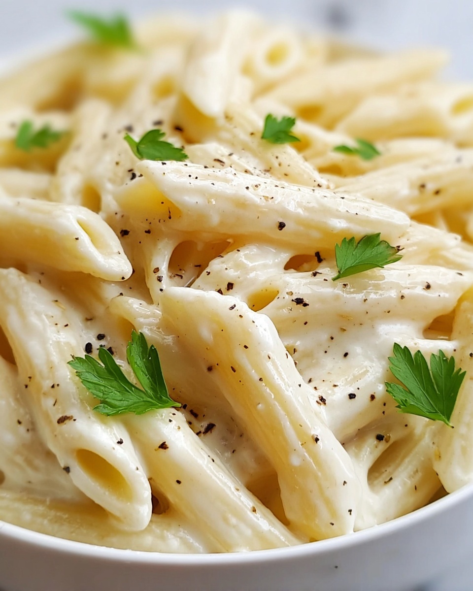 White Sauce Penne Pasta Recipe - Recipe Image