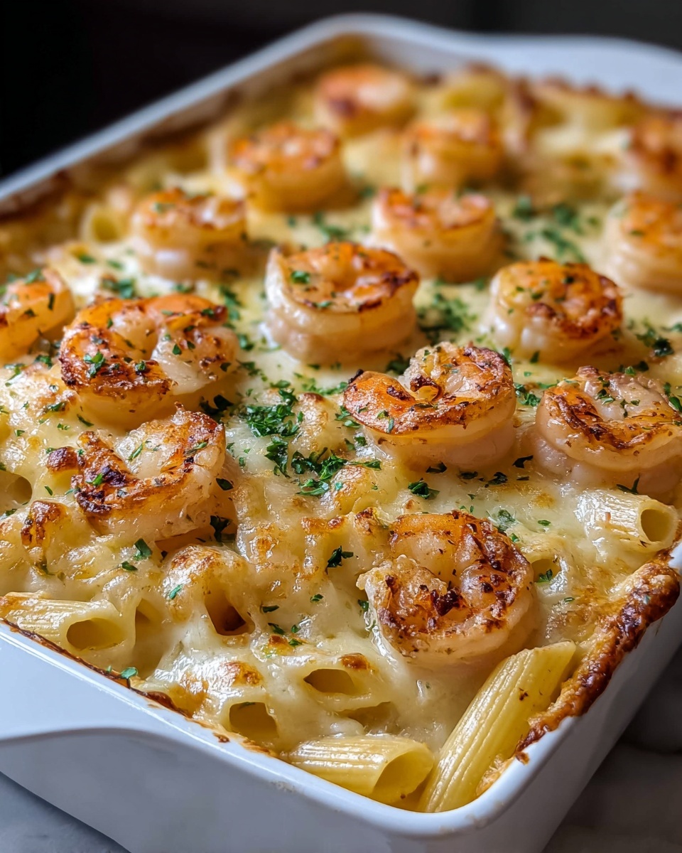 Shrimp Scampi Pasta Bake Recipe - Recipe Image