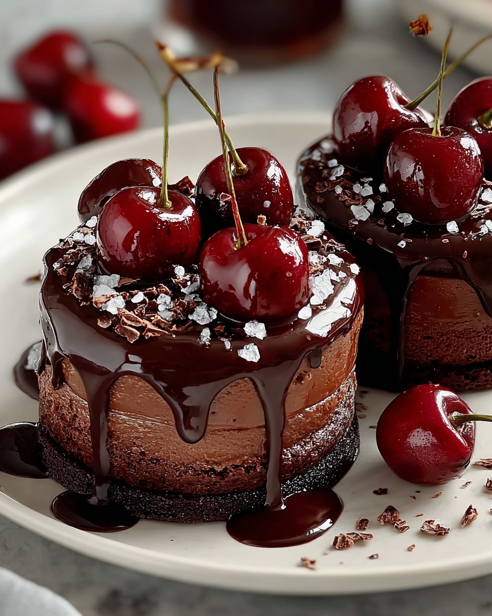Swiss Chocolate Cherry Roll Cake Recipe - Recipe Image