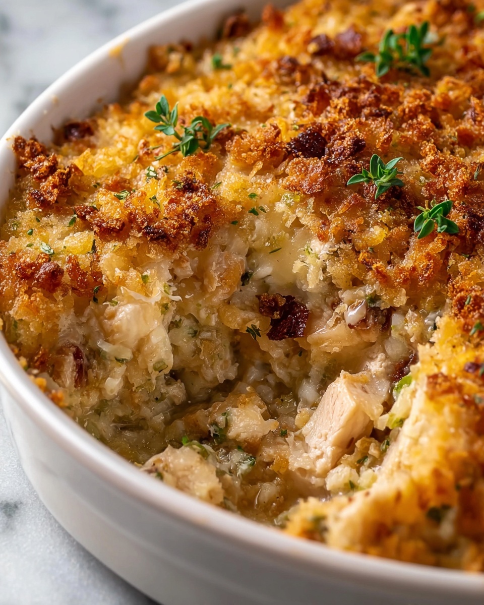 Chicken and Stuffing Casserole Recipe - Recipe Image