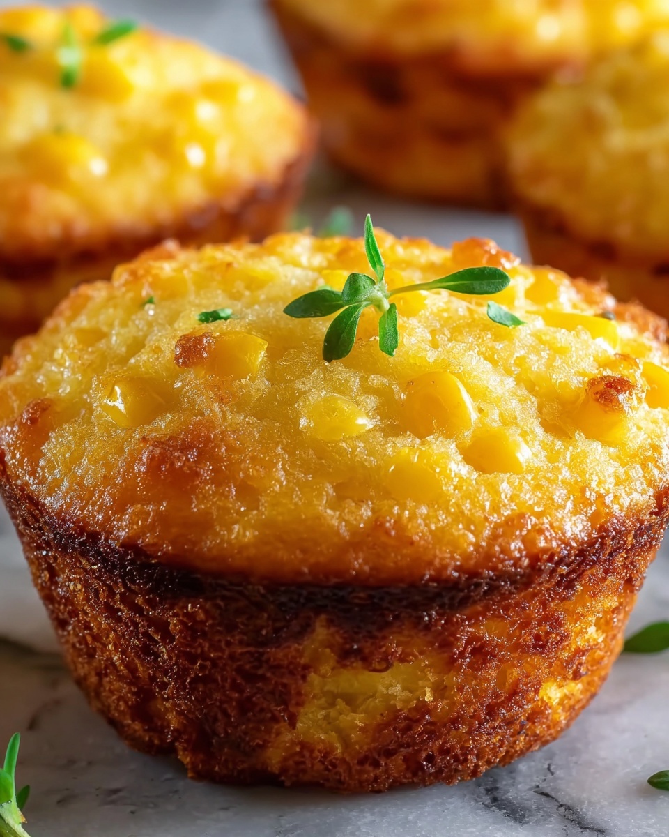Crispy Cheddar Corn Potato Muffins Recipe - Recipe Image