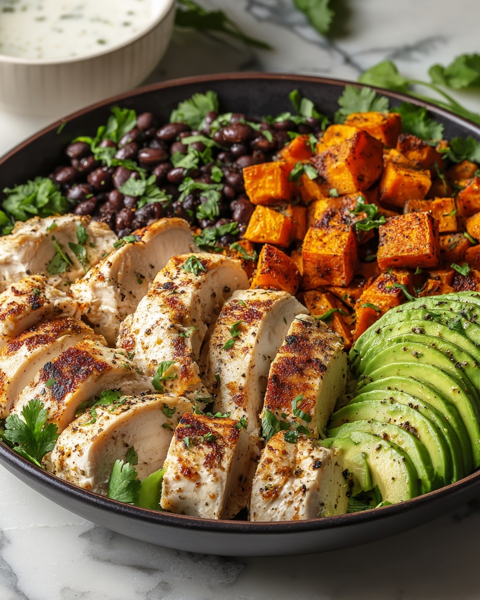Chicken and Sweet Potato Bowls Recipe - Recipe Image