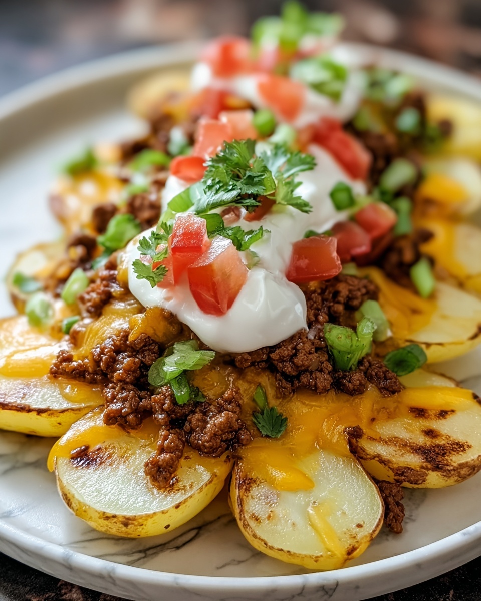 Cheesy Taco Potatoes Recipe - Recipe Image