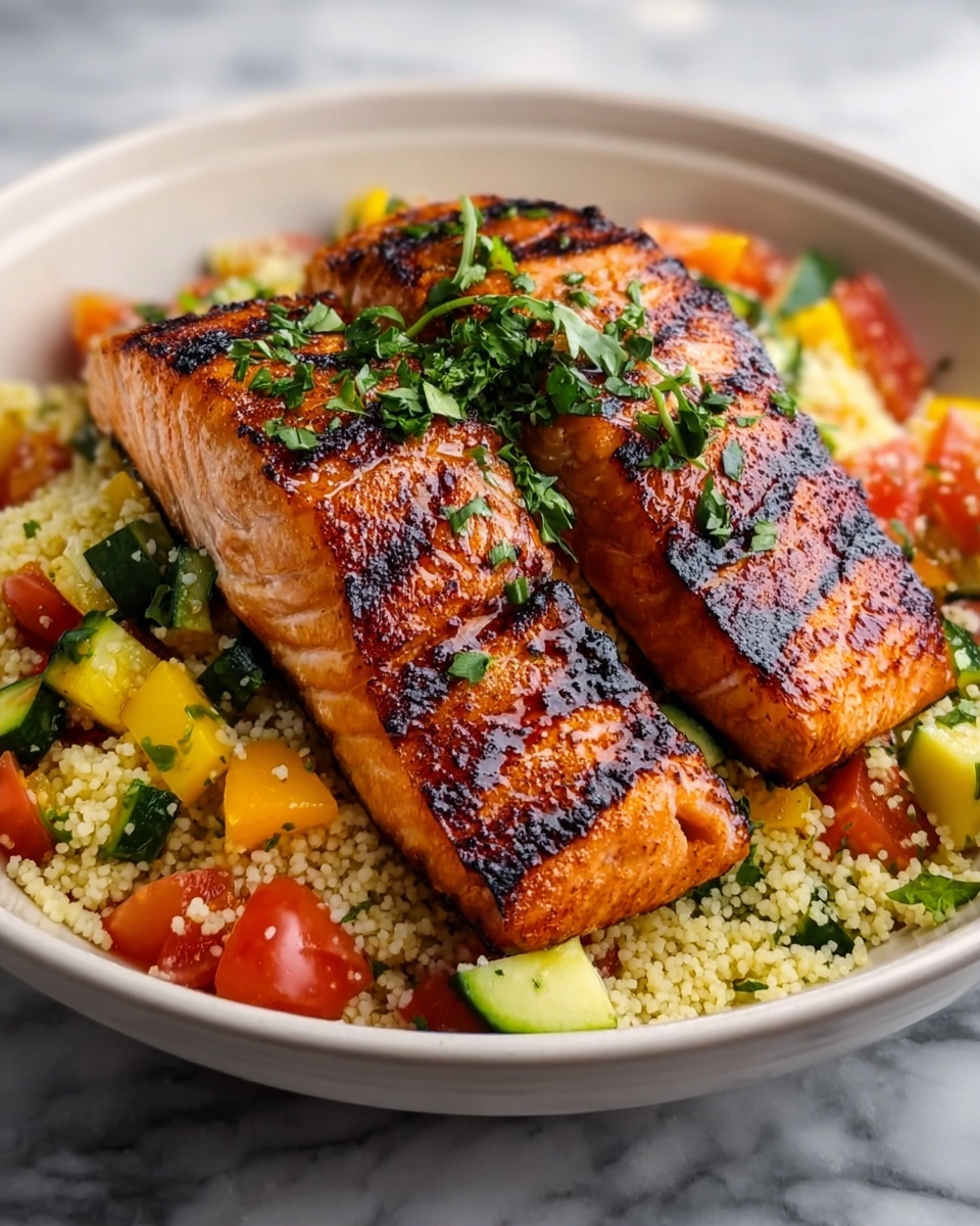 Salmon and Couscous Bowl Recipe - Recipe Image