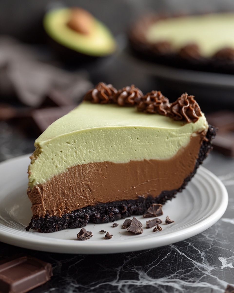 Chocolate Avocado Pie Recipe - Recipe Image
