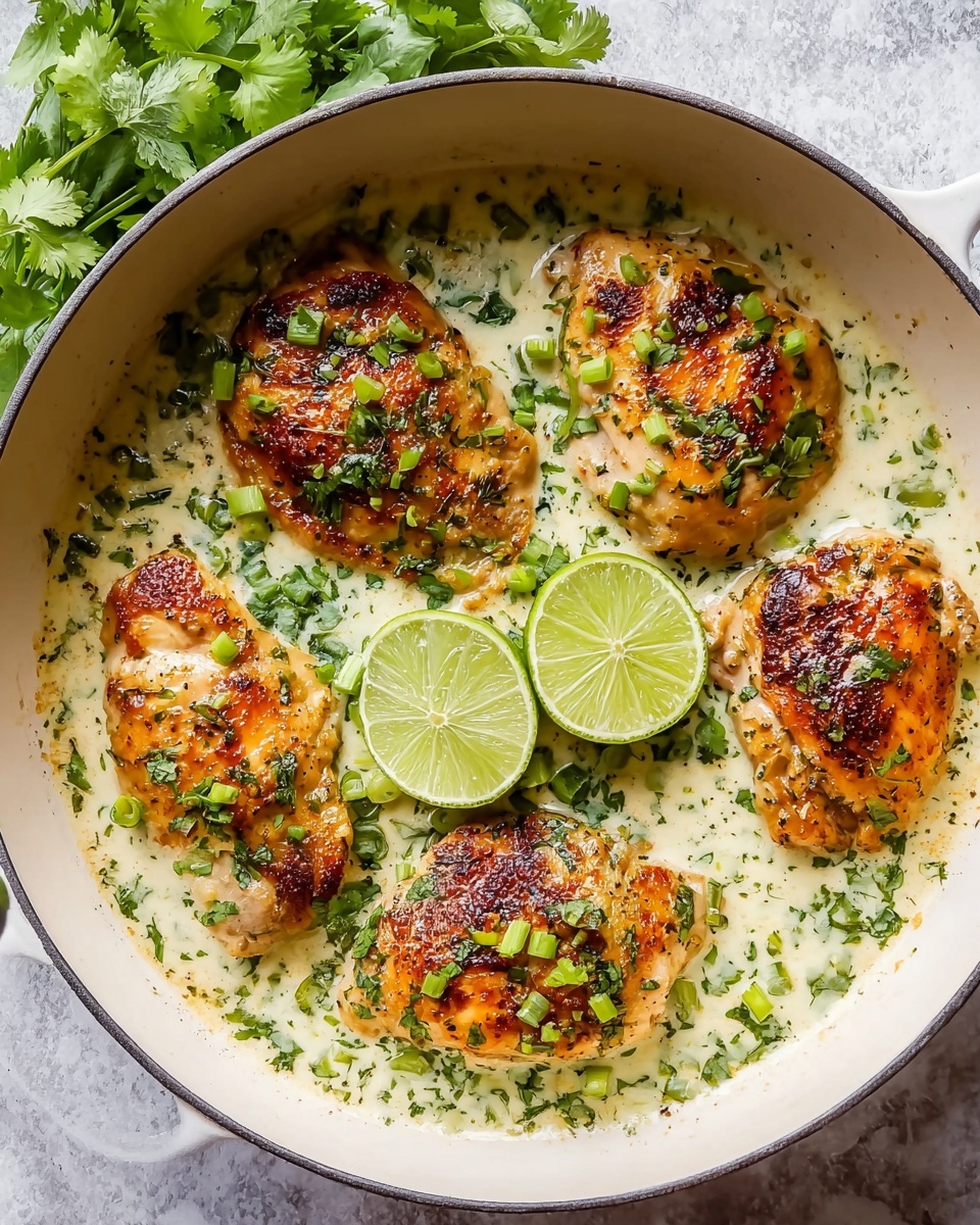 Creamy Coconut Lime Chicken Recipe - Recipe Image
