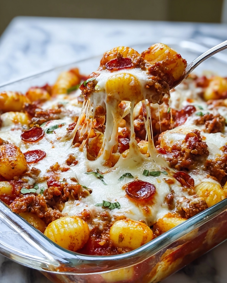 Tater Tot Pizza Casserole Recipe - Recipe Image