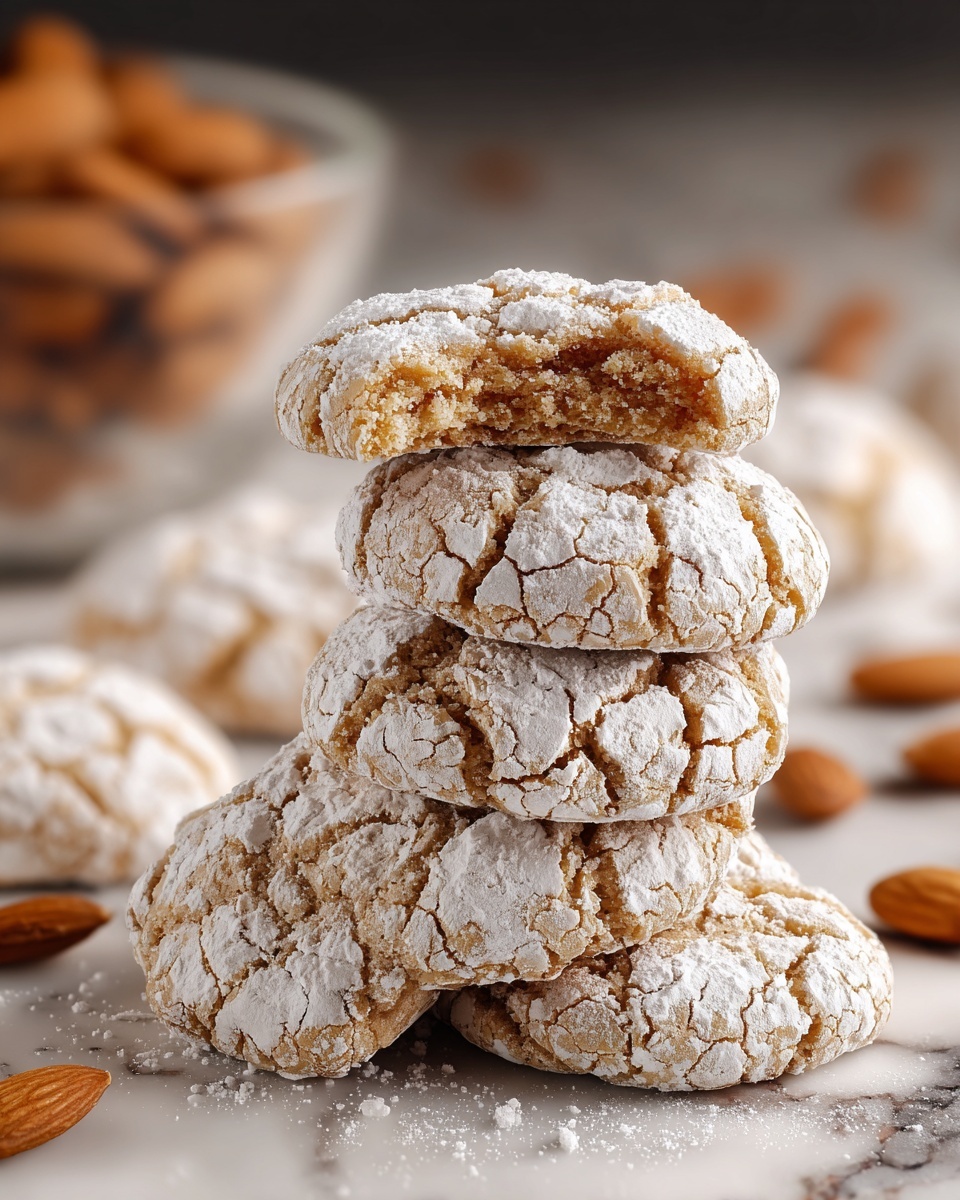 Easy Italian Almond Cookies (Amaretti) Recipe - Recipe Image
