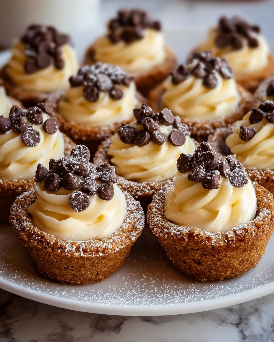 Cannoli Cookie Cups Recipe - Recipe Image