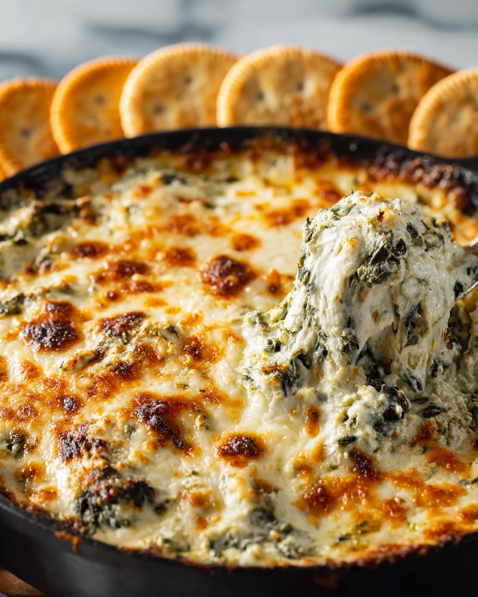 Hot Spinach and Artichoke Dip Recipe - Recipe Image