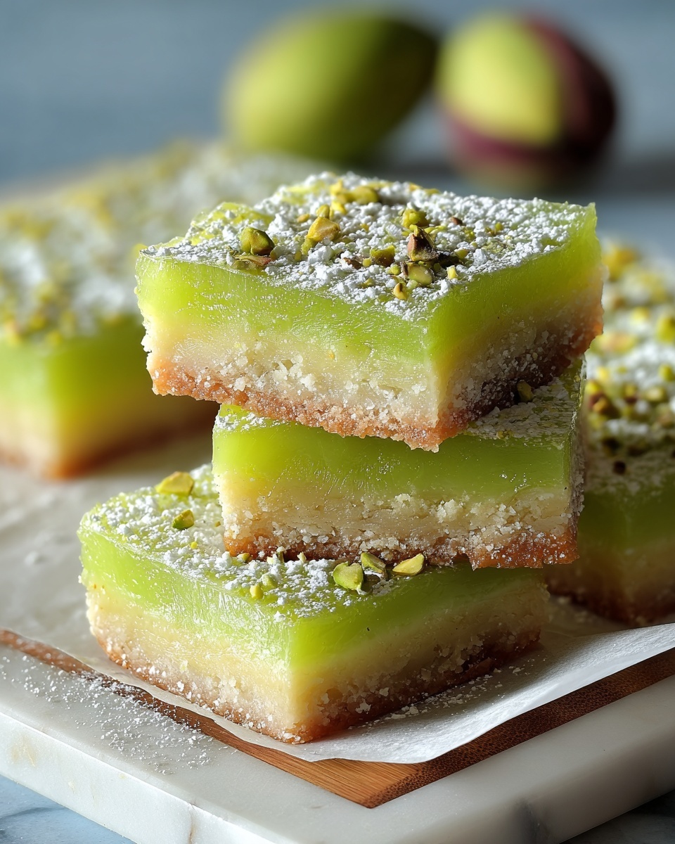 Pistachio Pudding Sugar Cookie Bars Recipe - Recipe Image