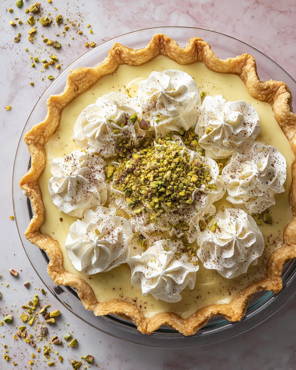 Pistachio Cream Pie Recipe - Recipe Image