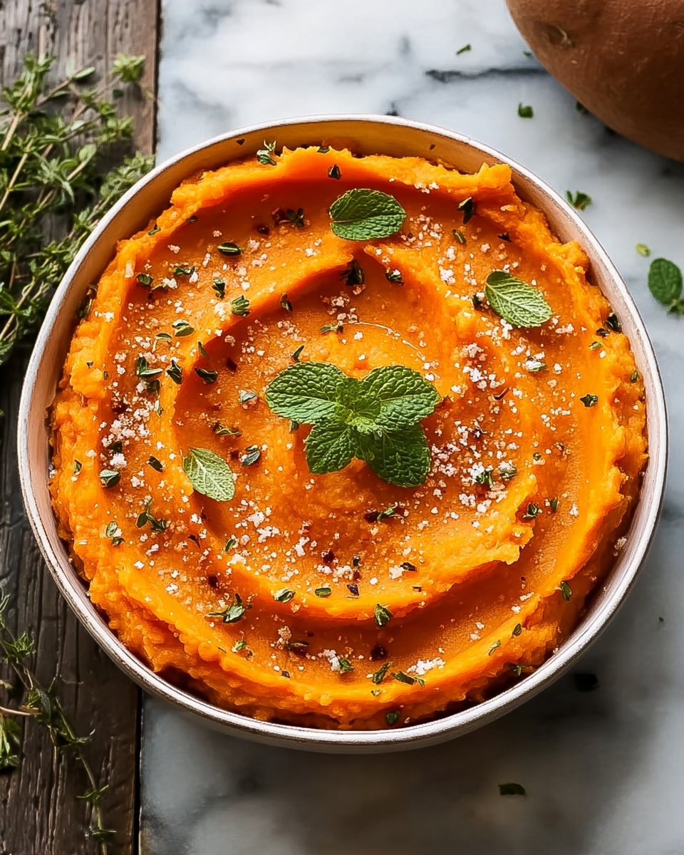 Creamy Maple Mashed Sweet Potatoes: A Soul-Warming Side Dish Recipe - Recipe Image