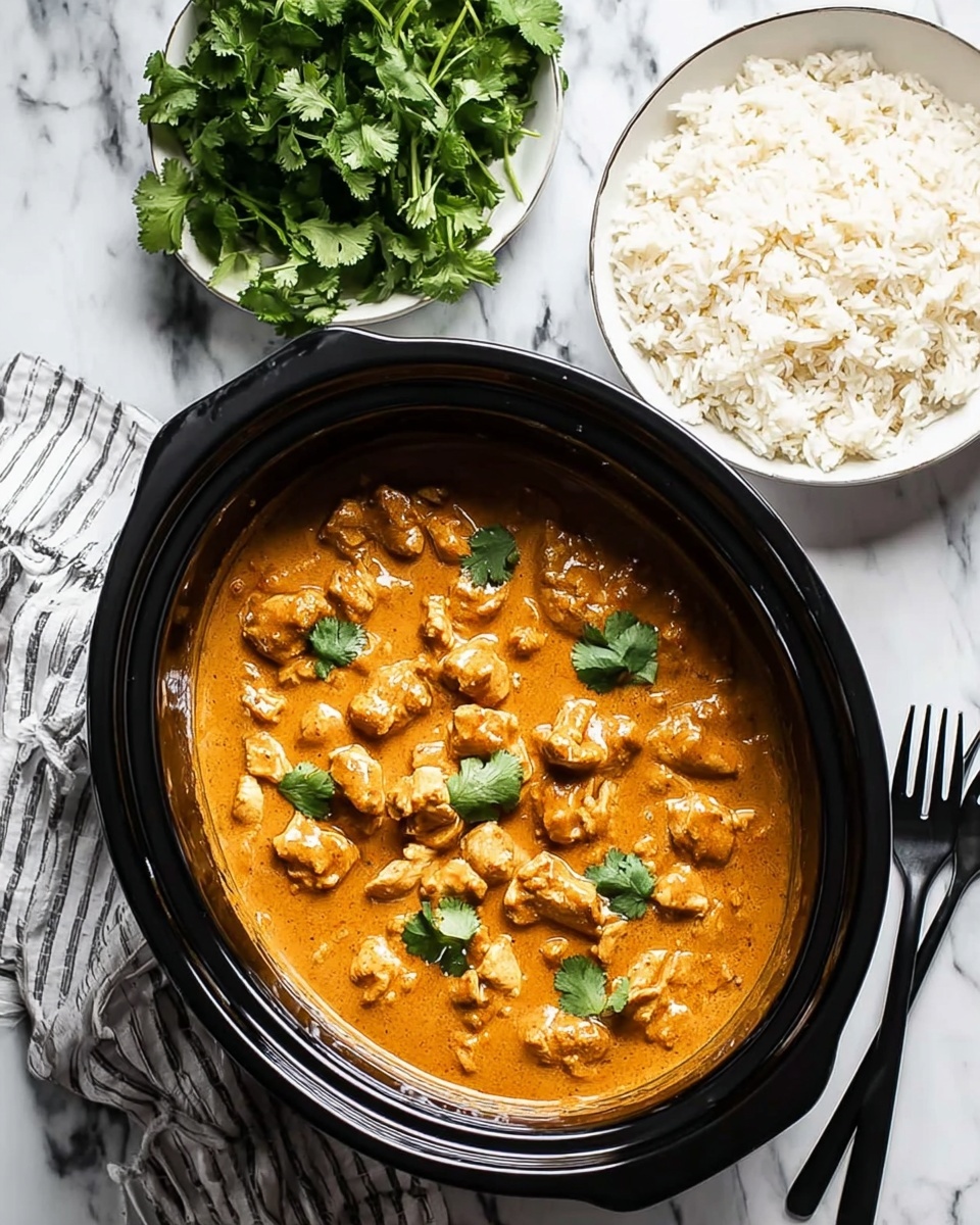 Creamy Crockpot Butter Chicken Recipe - Recipe Image